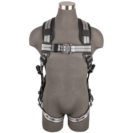 SAFEWAZE PRO+ Slate Full Body Harness: Alu 1D, Alu QC Chest, TB Legs, 2X 020-1233